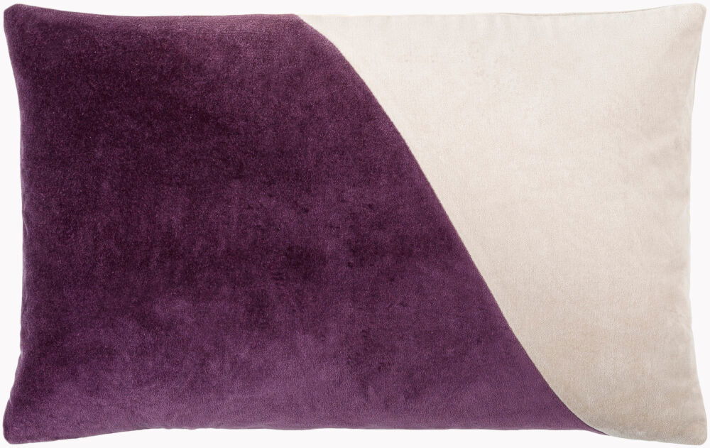 Cotton Velvet Lumbar Pillow large image 