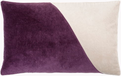 Cotton Velvet Lumbar Pillow