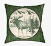 Lodge Cabin Accent Pillow, Decorative Pillow by Surya, 16" length x 16" width thumbnail