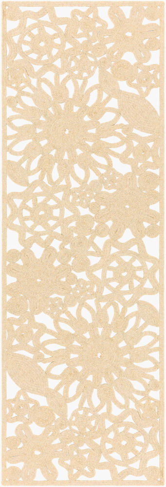 Sanibel Handmade Rug, by Surya, 8' length x 2'6" width