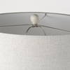 Cato 20.0L x 20.0W x 33.5H Cream Base with White Shade Table Lamp, by Mercana, 18" length x 18" width x 32.8" height thumbnail 4