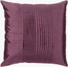 Solid Pleated Accent Pillow, Decorative Pillow by Surya, 18" length x 18" width thumbnail