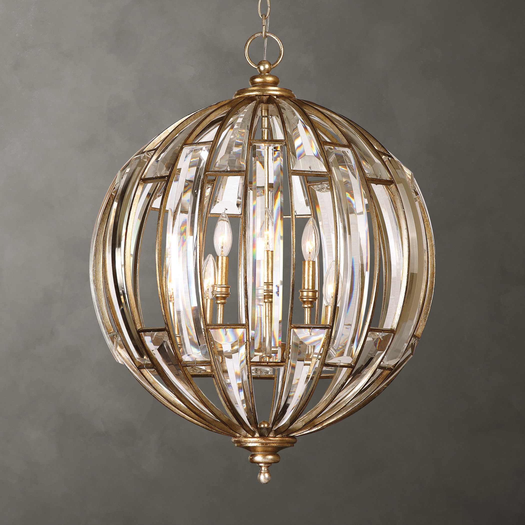 Vicentina 6 Light Sphere Pendant large image 