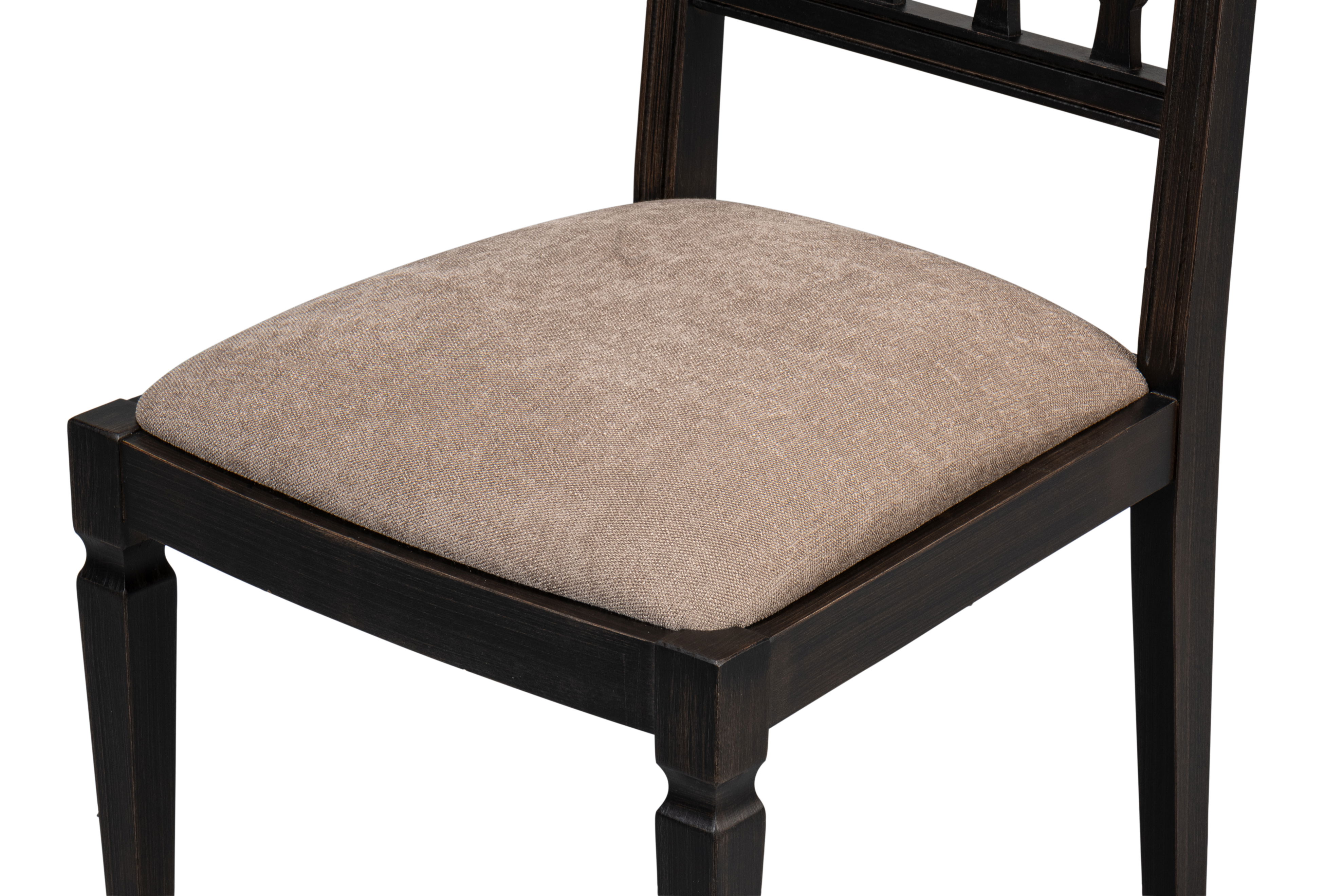 Diamond Side Chair, Nero, Mushroom large image 