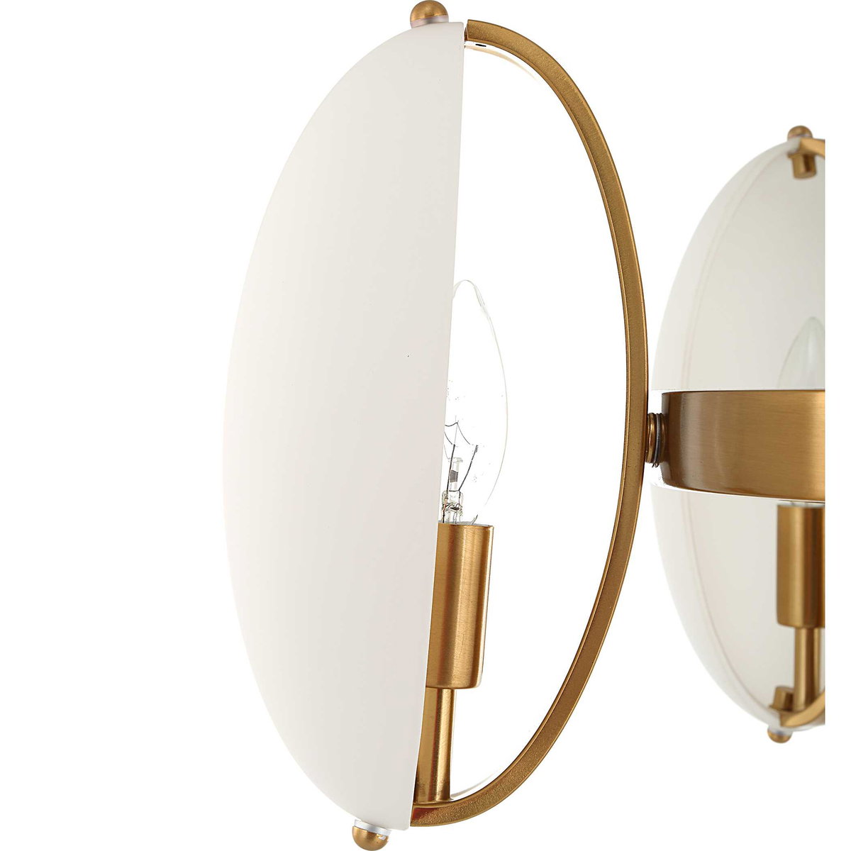 Oviform 6 Light Round Chandelier, by Uttermost, 30.25" width x 25" height x 30.25" diameter x 30.25" depth View 8