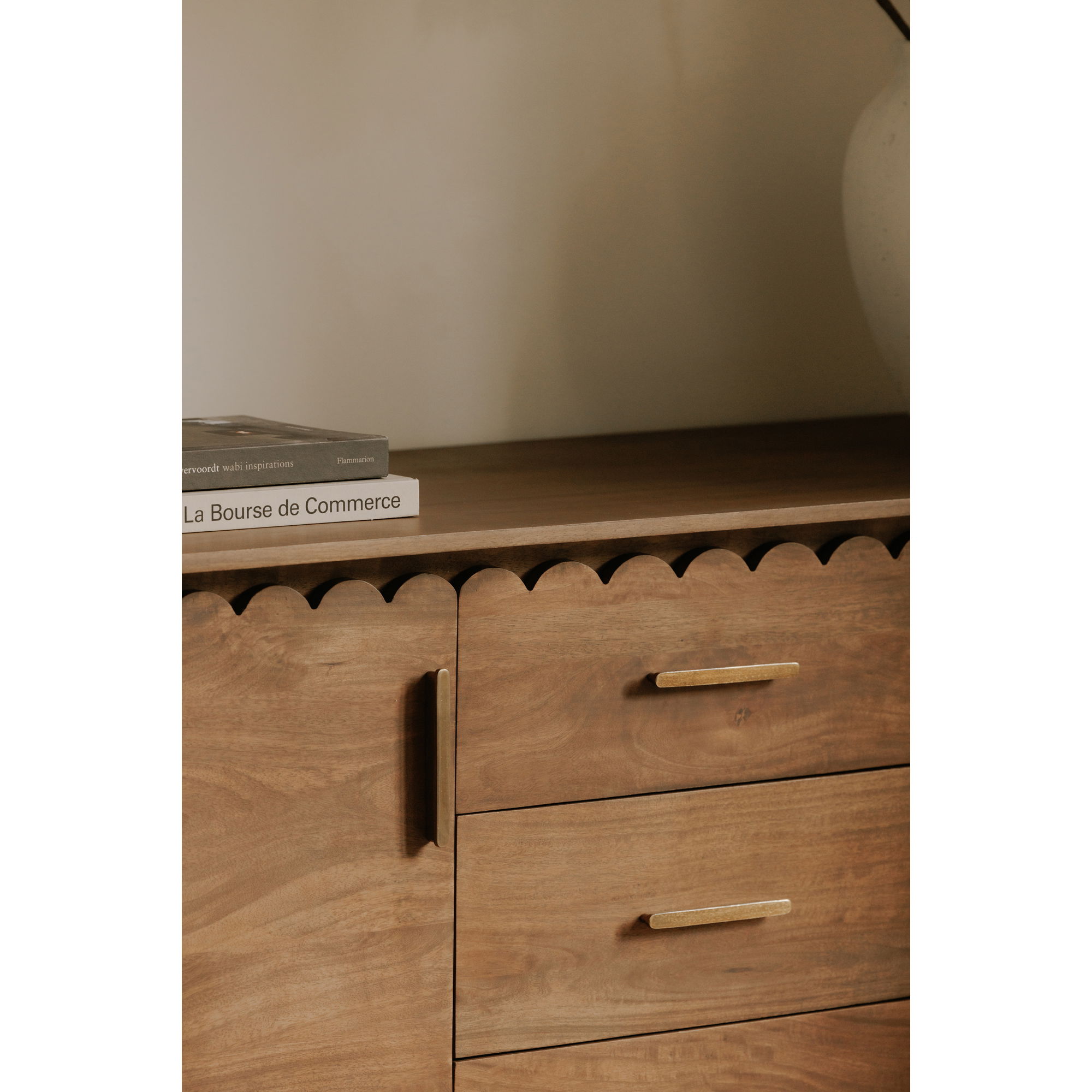 Wiley 3 Drawer Sideboard Vintage Brown large image 