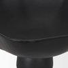 Radka Large Matte Black Metal Decorative Bowl, by Mercana, 19.69" length x 15.75" width x 8.25" height thumbnail 9