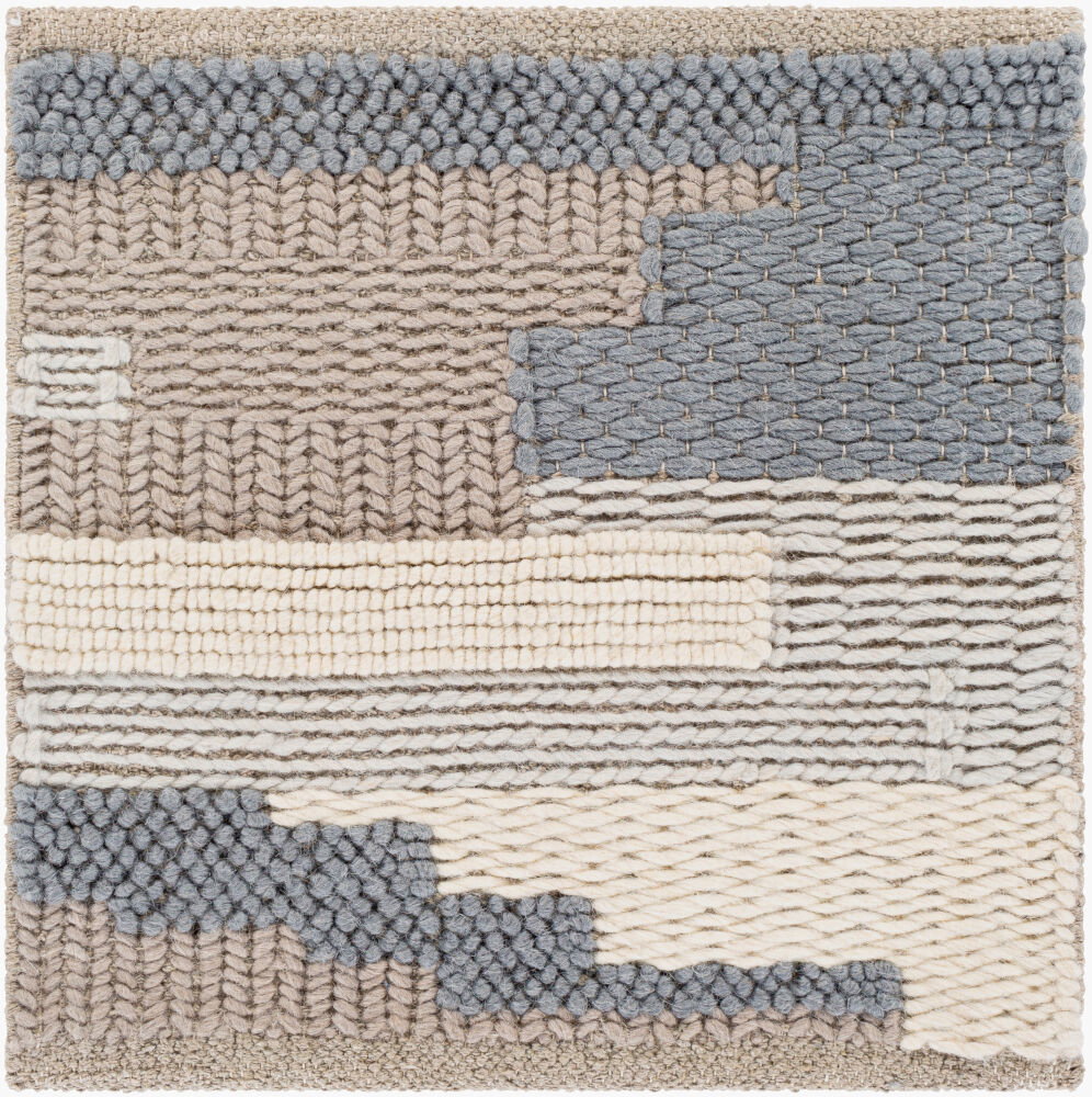 Cocoon Handmade Rug, by Surya, 1'6" length x 1'6" width