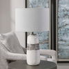 Comanche White Crackle Table Lamp thumbnail 4