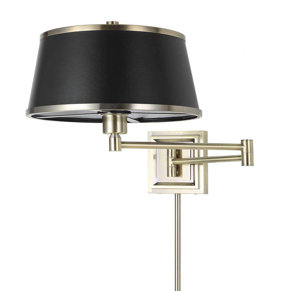 Newmarket 1 Light Brass Sconce, by Uttermost, 12" width x 11.75" height x 26" depth View 5