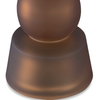 Cassiopeia Butter Rum Glass Candleholders Set/3, Candles & Candle Holder by Uttermost, 4.5" width x 15.25" height x 4.5" depth thumbnail 3