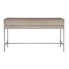 Kamala Gray Oak Console Table, by Uttermost, 54" width x 30" height x 13.5" depth thumbnail 8