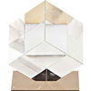 Lareina II Large 5L x 5W Clear Glass Cube thumbnail 0
