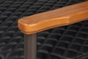 The Harley Chair  Onyx Black Leather, by Sarreid, 1'11" length x 1'11" width x 2'9" height thumbnail 12