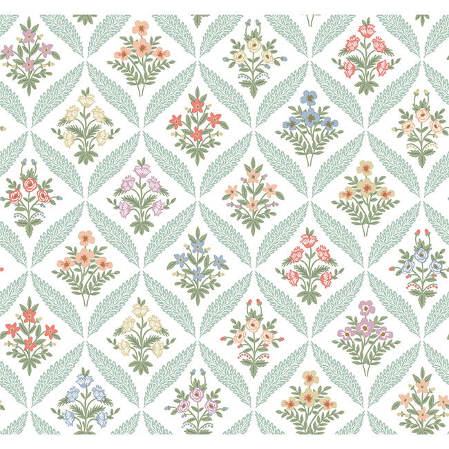 Estee Garden Pastel Wallpaper large image 