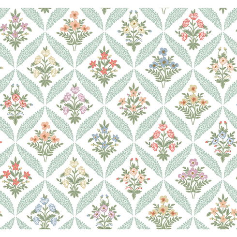 Estee Garden Pastel Wallpaper