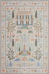 Rifle Paper Co. x Loloi Menagerie Rug, 1'6" length x 1'6" width thumbnail 1