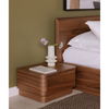 Round Off Queen Bed Walnut Brown, by Moe's Home, 64" width x 30" height x 84" depth thumbnail 10