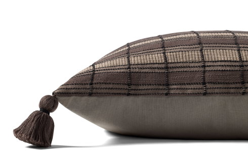 Brigette Romanek x Loloi Brown Pillow