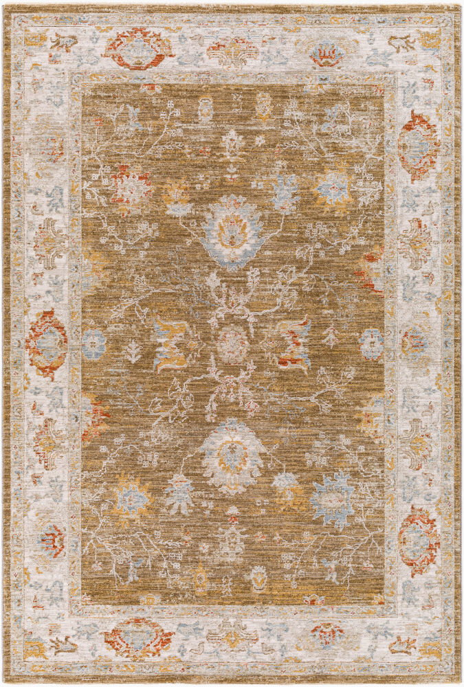 Avant Garde Machine Woven Rug, by Surya, 7'4.58" length x 4'11.84" width