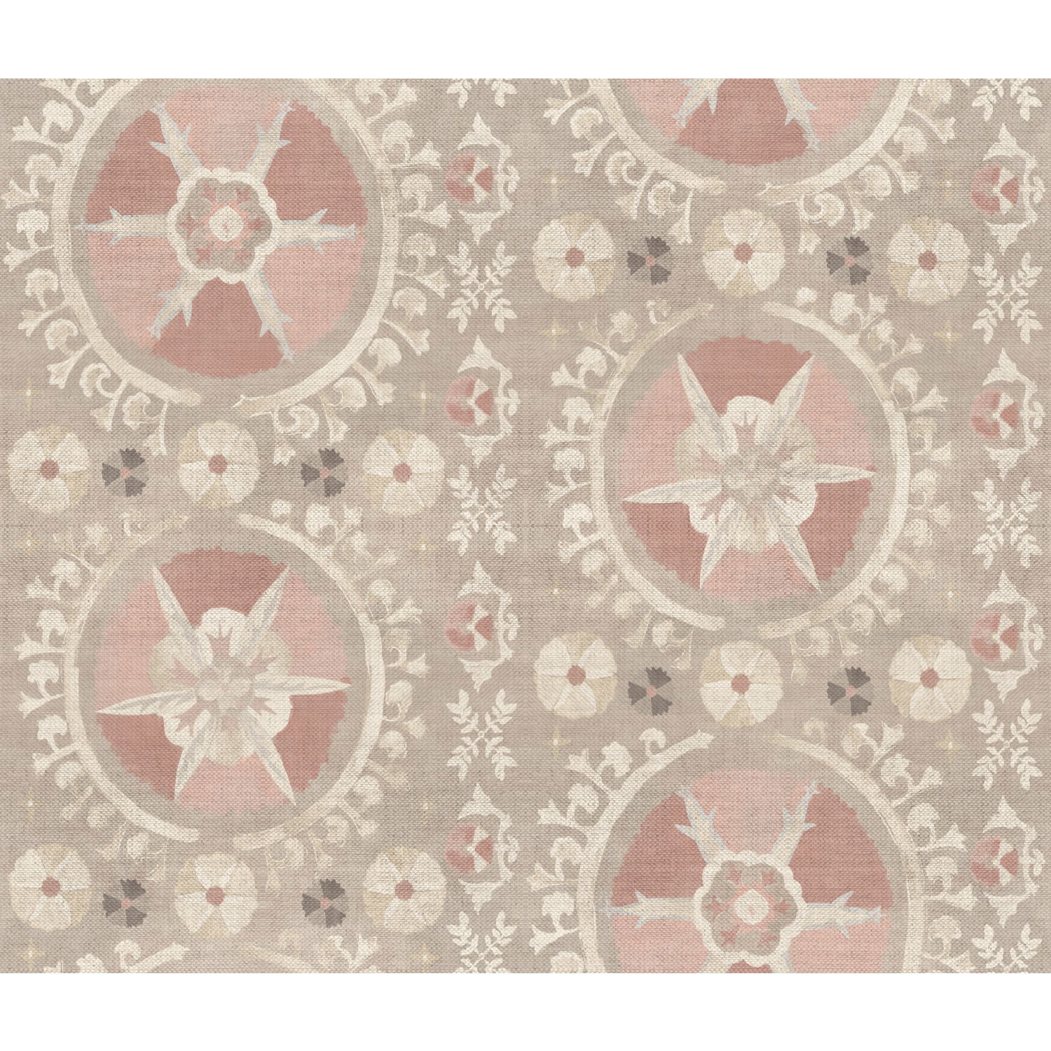 Fleurus Light Pink Wallpaper large image 