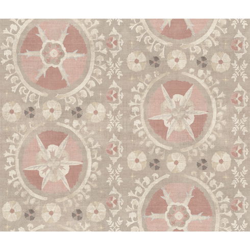 Fleurus Light Pink Wallpaper