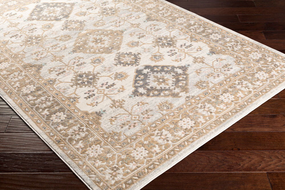 Dryden Machine Woven Rug, by Surya, 1'3.75" length x 1'3.75" width