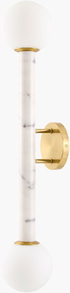 Marzia Wall Sconce, by Surya, 5" length x 5" width x 30" height thumbnail