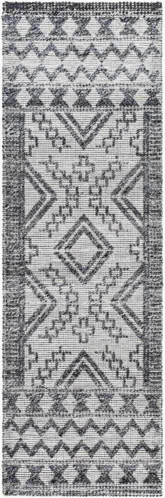 Napoli Handmade Rug, by Surya, 8' length x 2'6" width