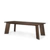 Jonan 94'L x 42'W Rectangular Dining Table | Dark Brown Wood | Seats 8, by Mercana, 94" length x 42" width x 30" height thumbnail 1
