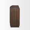 Swanson Dark Brown Wooden Scalloped Sideboard thumbnail 4