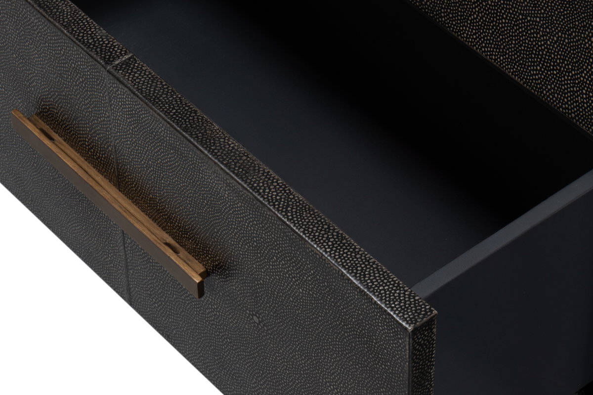 Desmond Sideboard Shagreen Antique Grey, by Sarreid, 1'6" length x 8'4" width x 2'10" height View 8