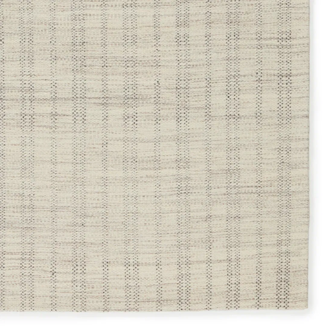 Marietta Handmade Striped Cream/ Black Area Rug (8'X10') large image 