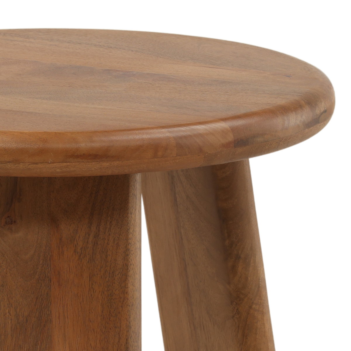 Winsor Side Table Brown, Side & End Table by Dovetail, 20" width x 22" height x 20" diameter x 20" depth View 4