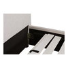 Luzon King Bed Tall Headboard Wheat, by Moe's Home, 85.5" width x 55" height x 88.5" depth thumbnail 10