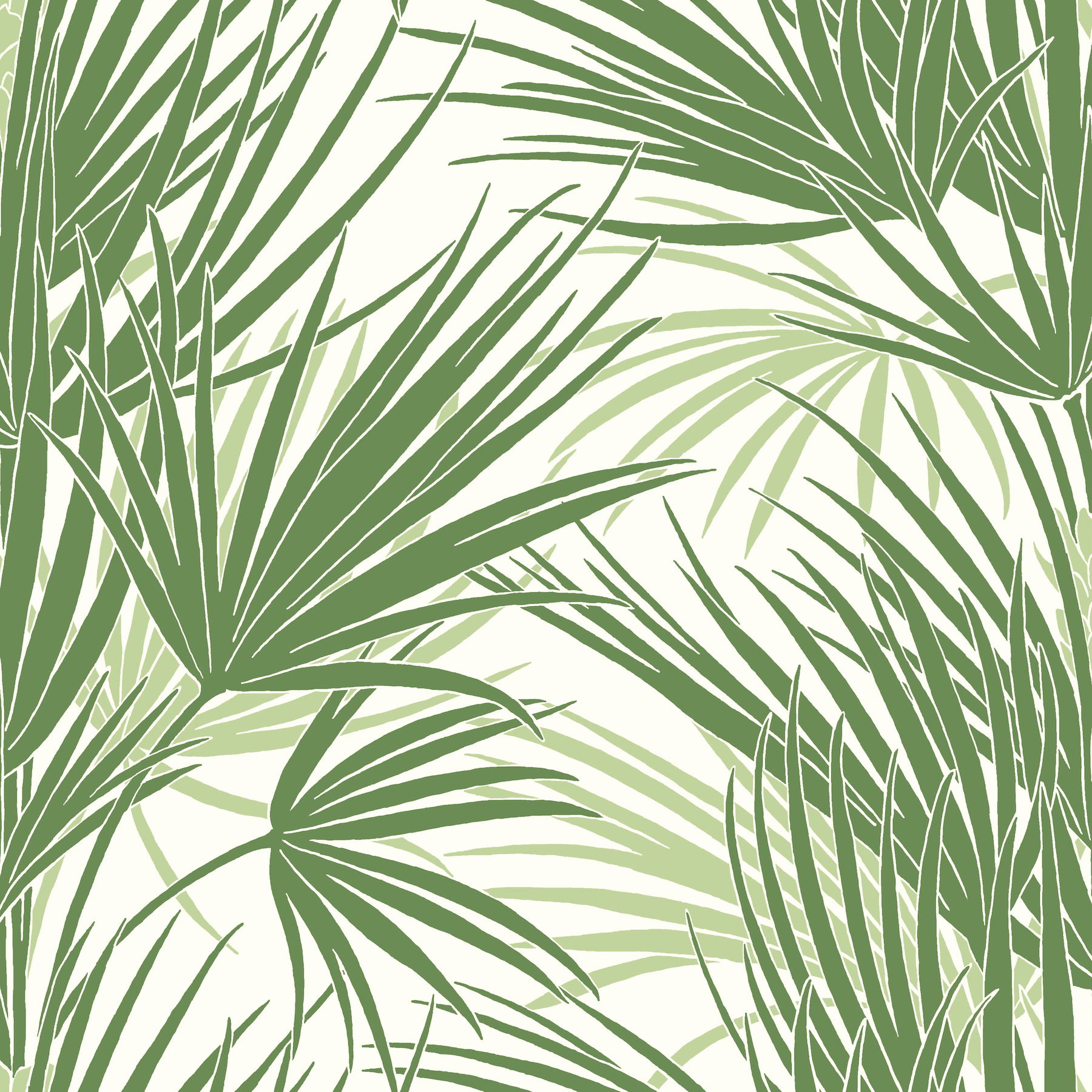 Palmetto Green Wallpaper large image 