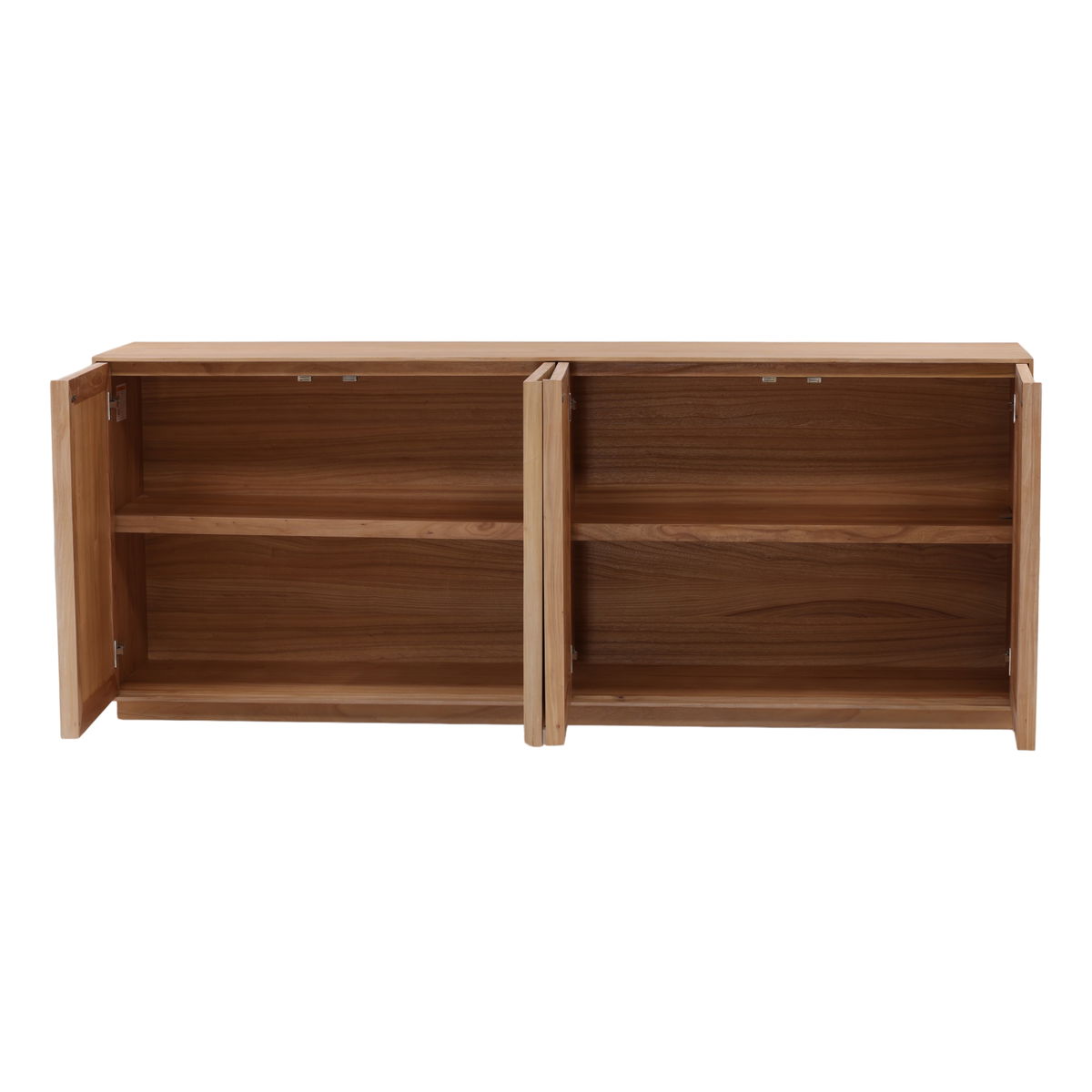 Malindaz Sideboard Light Natural, Sideboards & Buffet by Dovetail, 83.9" width x 33.75" height x 17.75" depth View 5