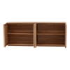 Malindaz Sideboard Light Natural, Sideboards & Buffet by Dovetail, 83.9" width x 33.75" height x 17.75" depth thumbnail 5