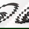 Stanislaw II Black Metal Infinite Ribbon Sculpture, Decorative Object by Mercana, 8.27" length x 4.72" width x 8.27" height thumbnail 6