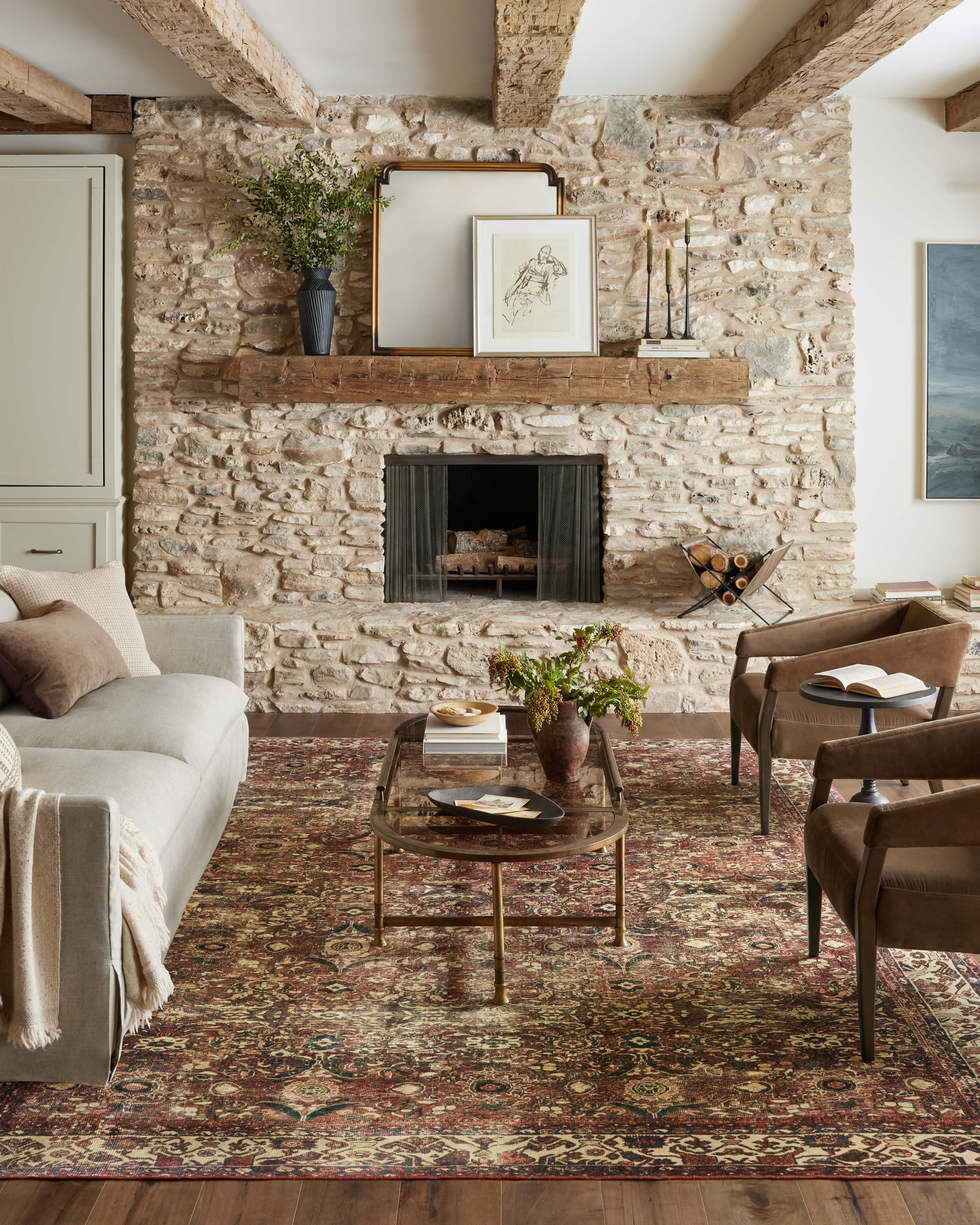 Magnolia Home by Joanna Gaines x Loloi Banks Rug, 2'6" length x 7'6" width View 2