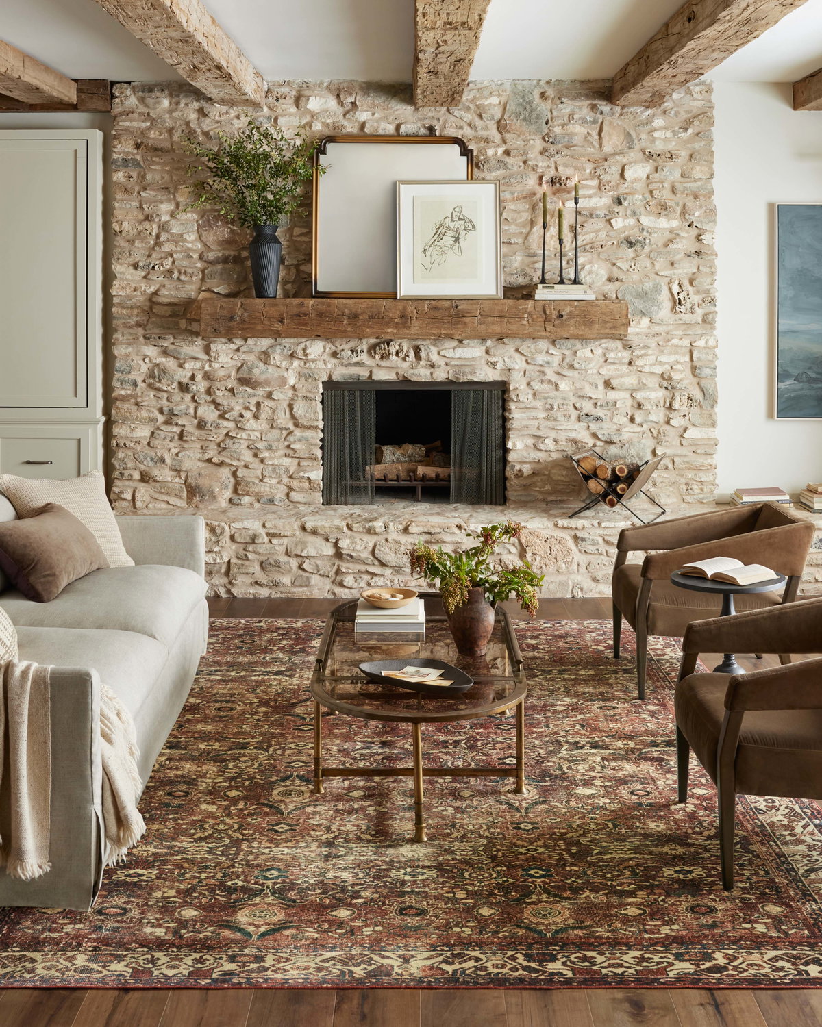 Magnolia Home by Joanna Gaines x Loloi Banks Rug, 2'6" length x 7'6" width View 2