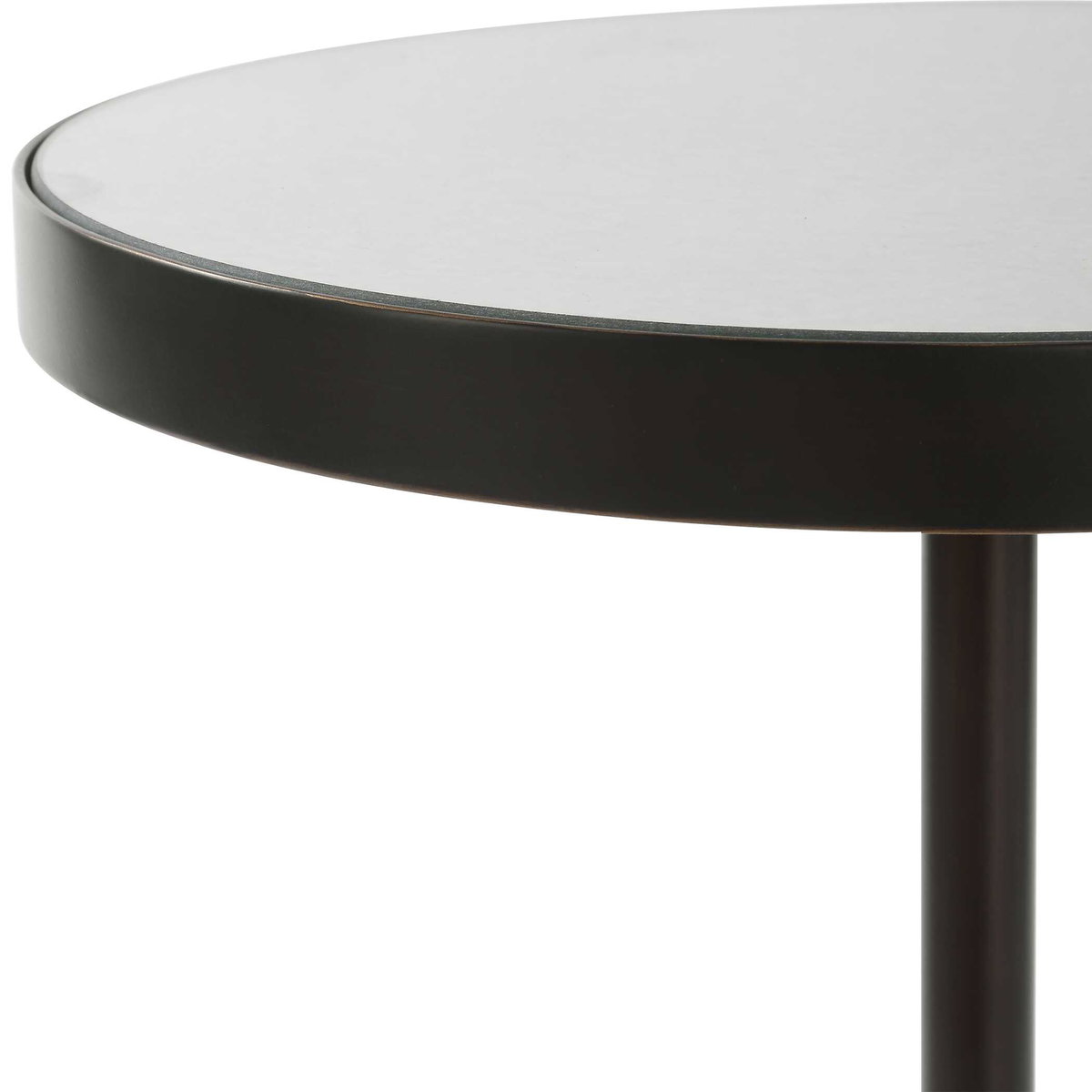 Odesa Marble Accent Table, Side & End Table by Uttermost, 11.75" width x 23" height x 11.75" depth View 6