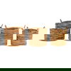 Kerensa Basket Set of 3 Natural, Bins & Basket by Dovetail, 18.11" width x 15.74" height x 18.11" diameter x 18.11" depth thumbnail 1