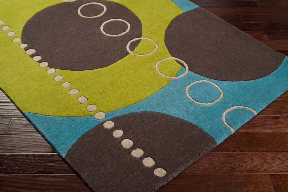 Forum Handmade Rug, by Surya, 1'6" length x 1'6" width