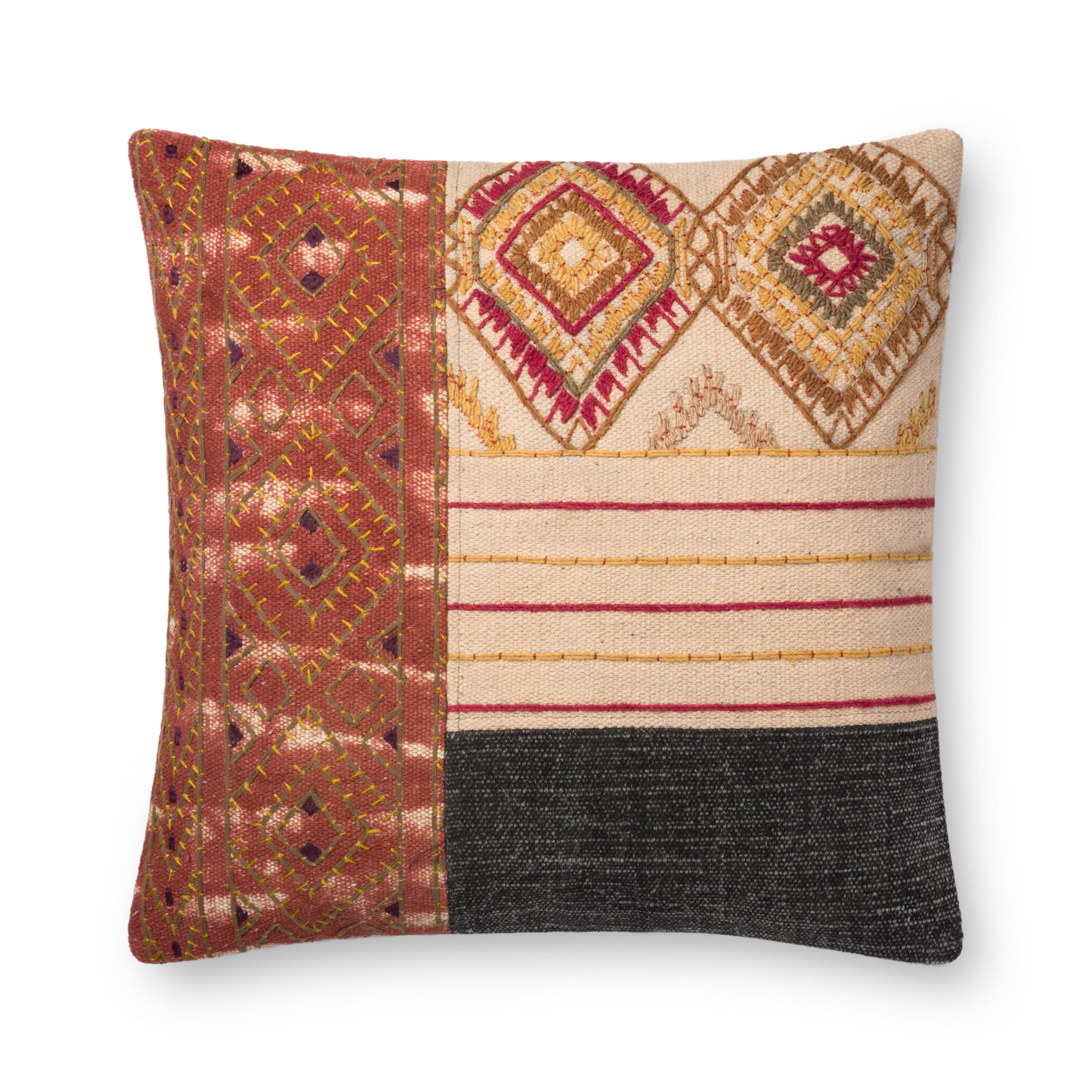 Loloi Pillows Pillow, Decorative Pillow, 22" length x 22" width