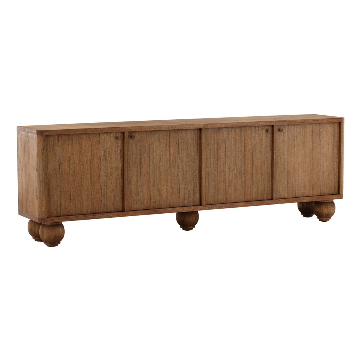 Madden Sideboard Brown, Sideboards & Buffet by Dovetail, 98.5" width x 32.08" height x 17.72" depth View 1
