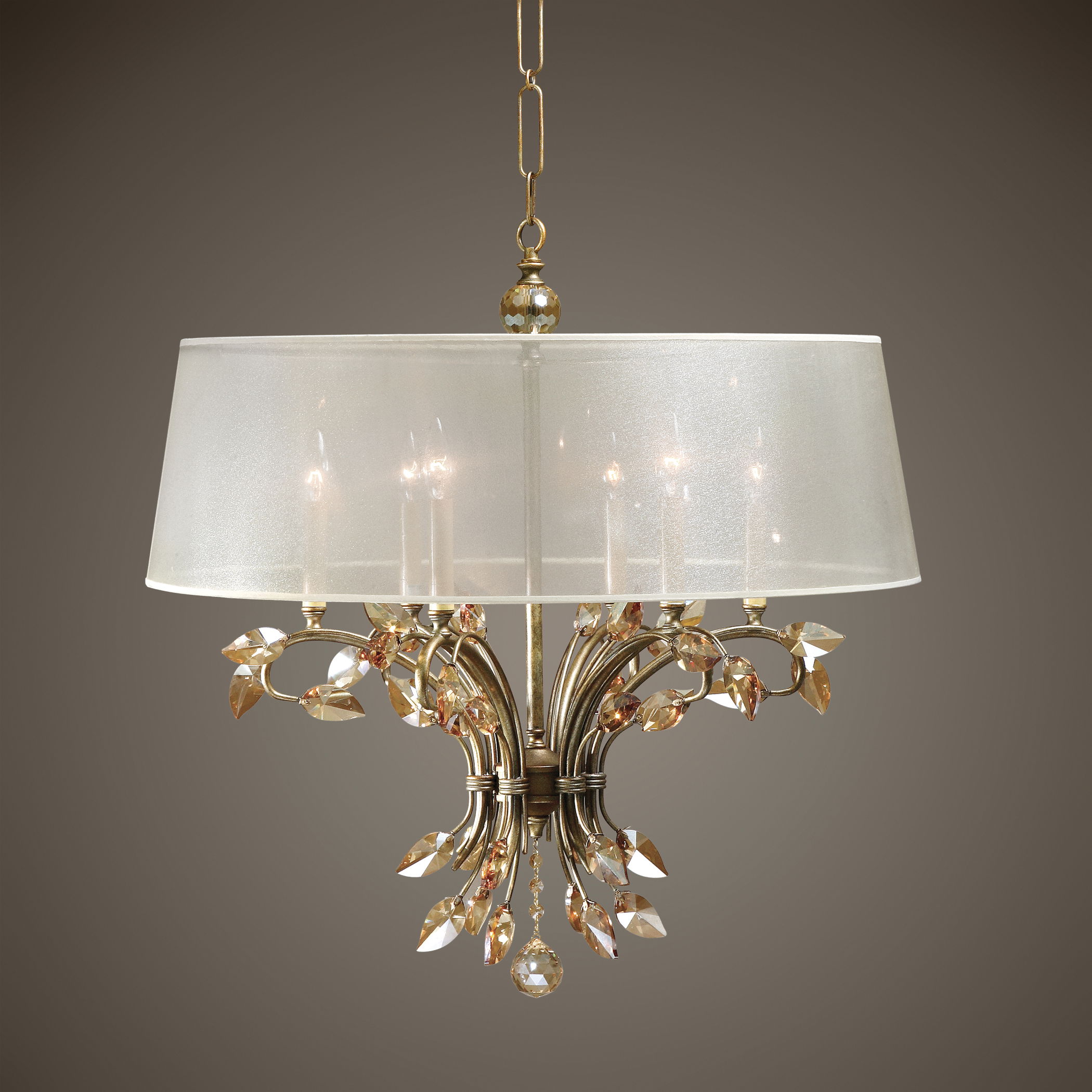 Alenya 6 Lt Shade Chandelier large image 