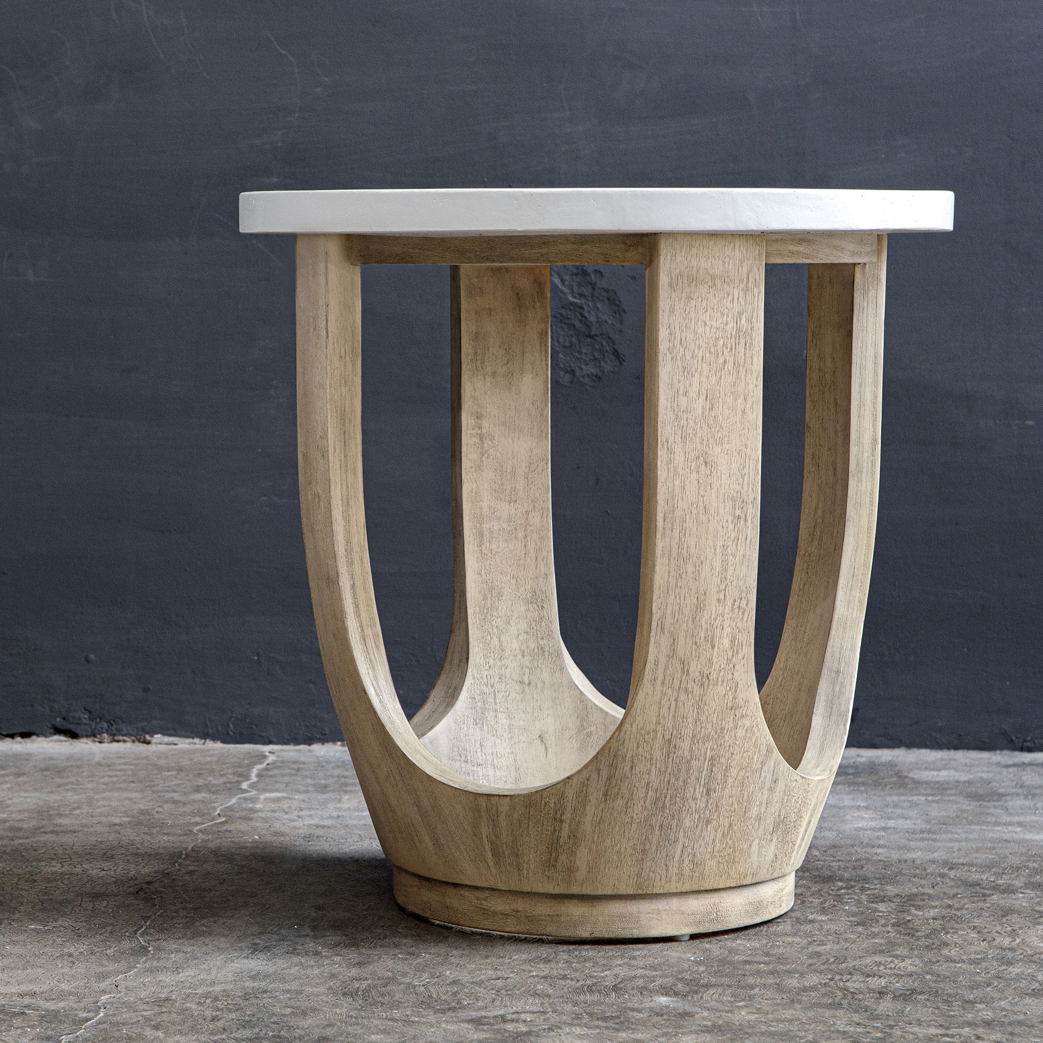 Tatli Stone Top Side Table large image 