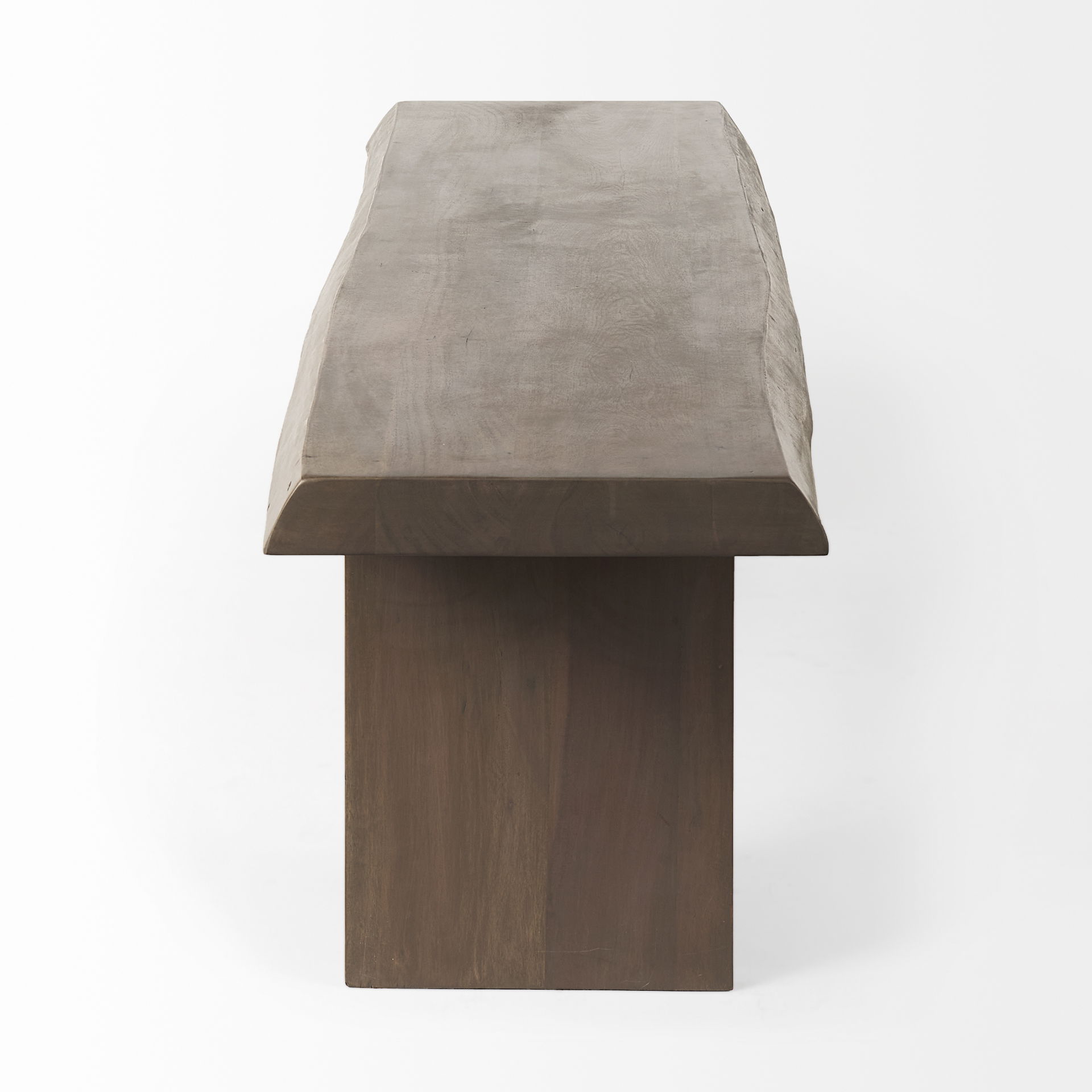 Konstantin 70.0 x 18.0 x 18.0 Medium Brown Wood with Live Edge Bench large image 