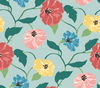 Jungle Garden Sky Blue Peel & Stick Wallpaper thumbnail 0
